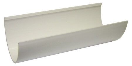 FloPlast Deepflow/ Hi-Cap Gutter - 115mm x 75mm x 4mtr White