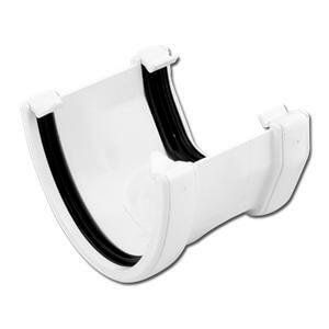 FloPlast Deepflow/ Hi-Cap to Square Gutter Adaptor - White