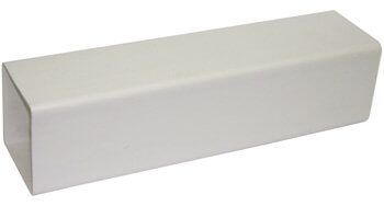 FloPlast Square Downpipe - 65mm x 5.5mtr White