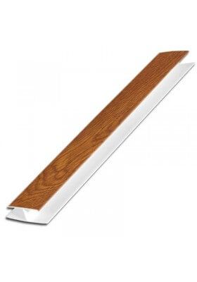FloPlast Soffit Joint Trim - 5mtr Golden Oak