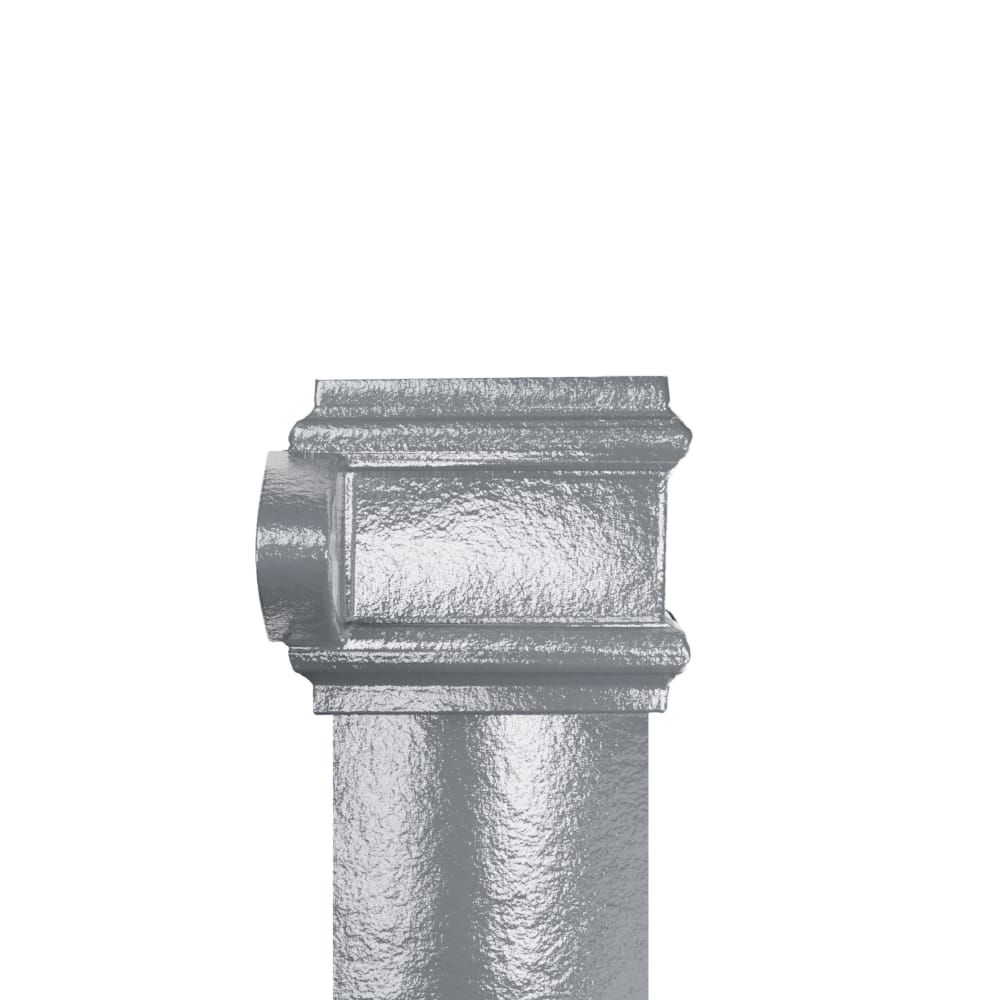 Cast Iron Rectangular Eared Downpipe - 100mm x 75mm x 1829mm Primed