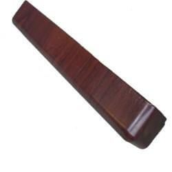 Rosewood Fascia Capping Board External Corner - 300mm