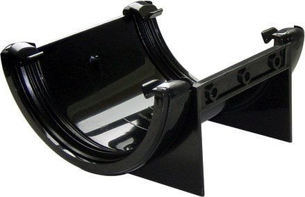 Mini Gutter Union Bracket - 76mm Black