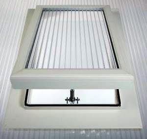 PolyX Roof Vent - for 25mm Polycarbonate Sheet White