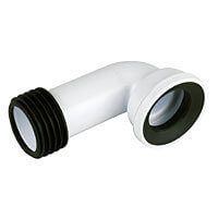 FloPlast Pan Connector - 90 Degree White