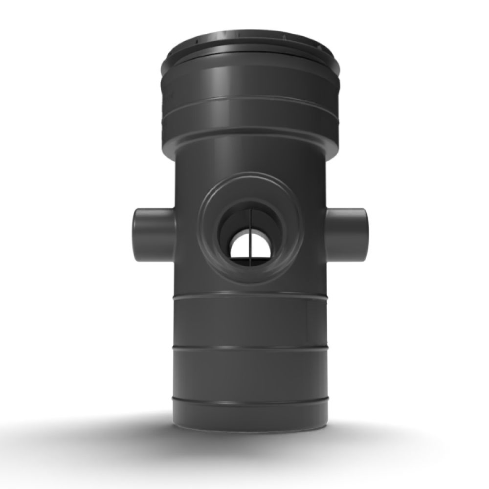 Soakaway SiltGuard Silt Trap C/W Catchpit and Filter with Lid - 600mm Deep x 300mm Diameter