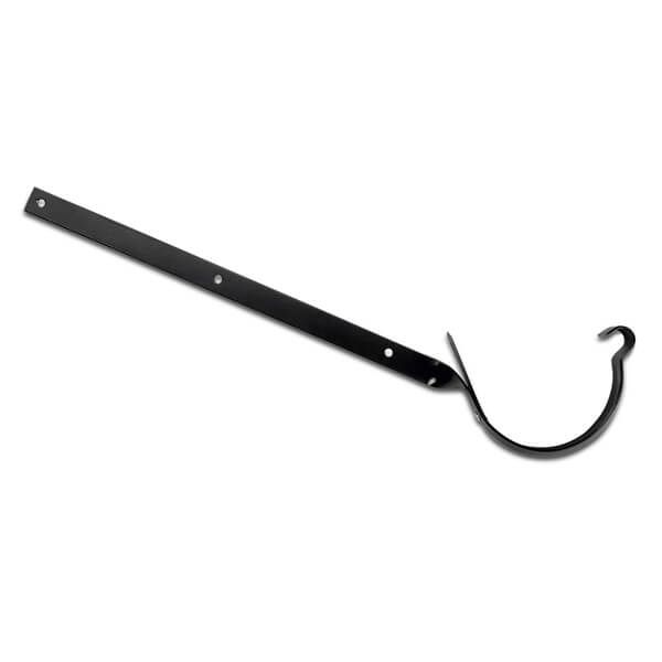 Steel Gutter Side Rafter Bracket - 120mm Black