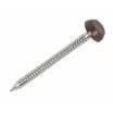 Plastic Headed Pins - 30mm Brown - Box of 250