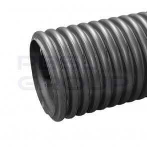 Twinwall Perforated Pipe - 225mm (I.D.) x 6mtr Black