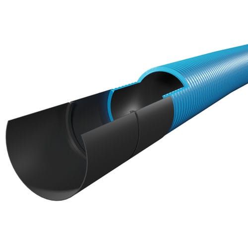 Twinwall Utility Duct Water - 137mm (I.D.) x 6mtr Blue