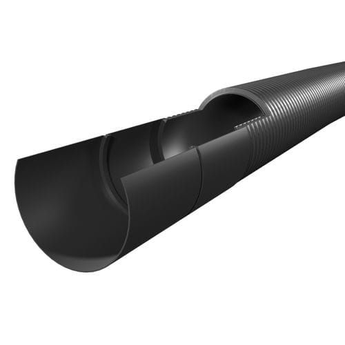 Twinwall Utility Duct Electric ENATS Approved - 150mm (I.D.) x 6mtr Black