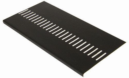 FloPlast Vented Soffit Board - 150mm x 10mm x 5mtr Black Ash Woodgrain