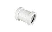 FloPlast Push Fit Waste Coupling - 40mm White - Pack of 5