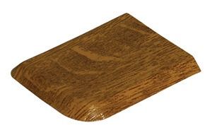 Fascia End Cap - 315mm Golden Oak