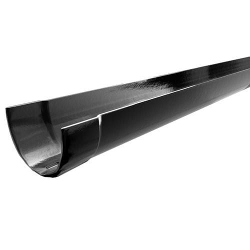 Cast Iron Deep Half Round Gutter - 100mm x 1829mm Black