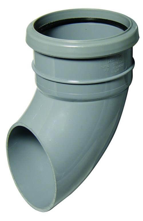 Industrial/ Xtraflo Downpipe Single Socket Shoe - 110mm Grey