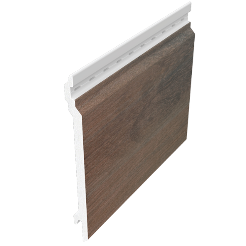 Naturale Wood Effect Cladding With V-Groove - 150mm x 5mtr Aged Padauk - Pack of 4