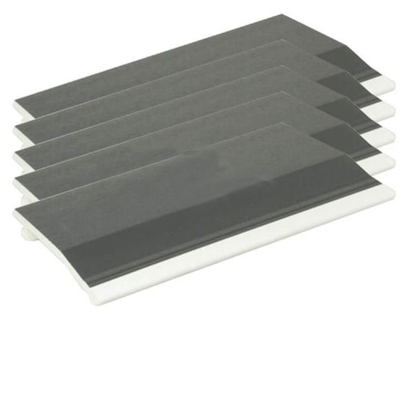 FloPlast Shiplap Cladding - 150mm x 5mtr Anthracite Grey Woodgrain - Pack of 5
