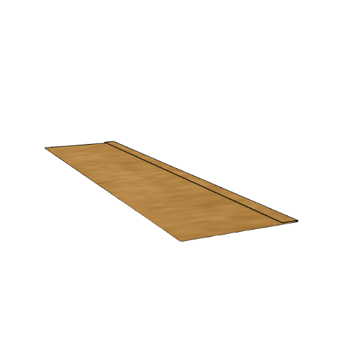 Copper Soffit Flat Profile Length - 200mm x 2.4mtr