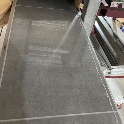 Internal Wall Panel - 250mm x 2600mm x 8mm Dark Grey Tile Matt - Pack of 4