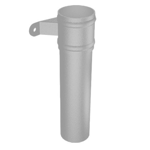 Cast Aluminium Round Downpipe - 76mm x 0.5mtr PPC
