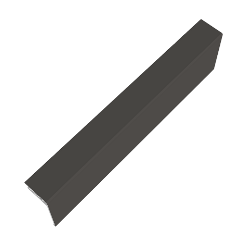 Naturale Cladding Aluminium Ventillator Cover Trim - 3mtr For Aged Padauk - Pack of 2