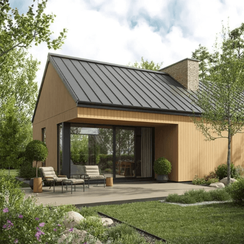 Composite Panel Cladding - 132mm x 3.6mtr Natural Oak