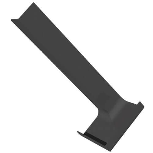 Fascia Internal Corner Trim - 300mm Dark Grey Smooth