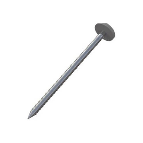 Plastic Headed Nails - 50mm Dark Grey - Box of 100