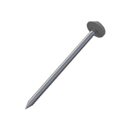 Plastic Headed Nails - 65mm Dark Grey - Box of 100