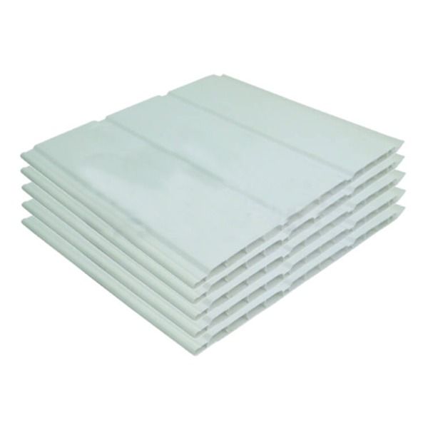 Hollow Soffit Board - 300mm x 10mm x 5mtr White - Pack of 5