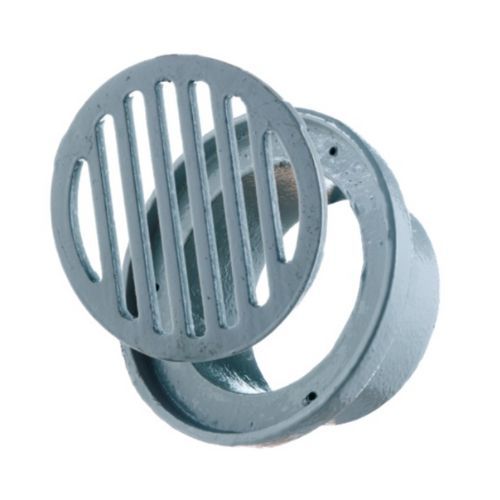 Halifax Cast Iron Drainage Bellmouth Gully Inlet With Secured Grate - 100mm