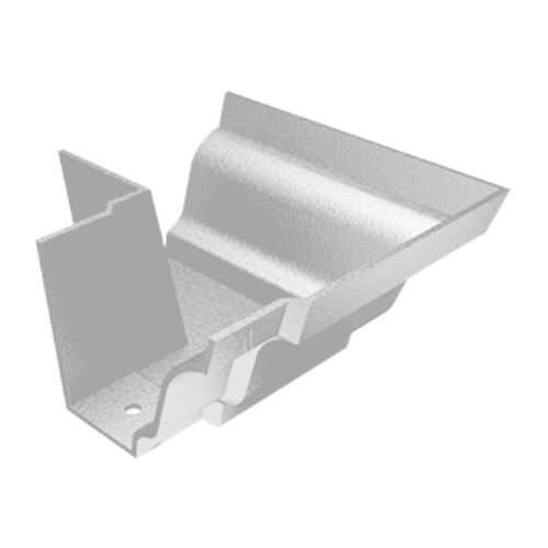 Cast Aluminium No46 Ogee Gutter External Angle - 90 Degree x 125mm PPC