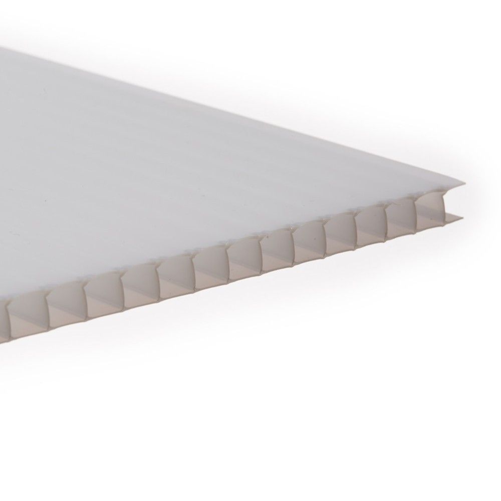 PolyX Polycarbonate Sheet Twinwall - 10mm x 1500mm x 3mtr Opal