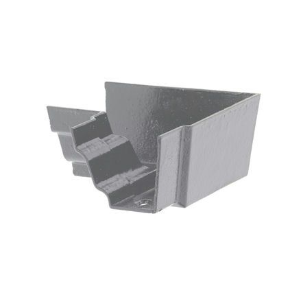 Cast Iron H16 Ogee Gutter Internal Angle - 90 Degree x 125mm Primed