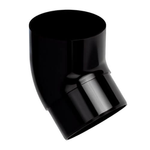 Galeco Industrial Downpipe Bend - 45 Degree x 100mm Black