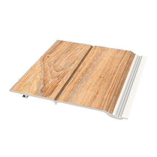 Foresta Wood Effect Cladding With V-Groove - 250mm x 5mtr Siberian Larch - Pack of 2