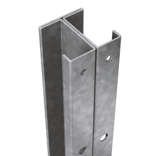 Durapost Commercial Fencing Post - 2400mm Galvanised