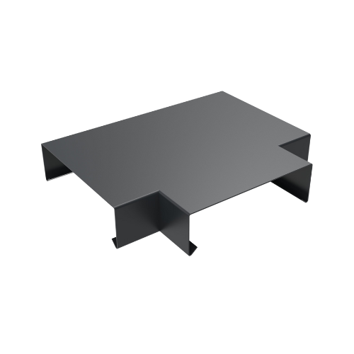 Aluminium Coping T Junction for 241-300mm Wall - 360mm Anthracite Grey