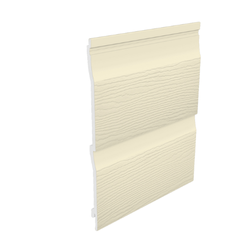 Embossed Double Shiplap Cladding - 333mm x 5mtr Pale Gold - Pack 2