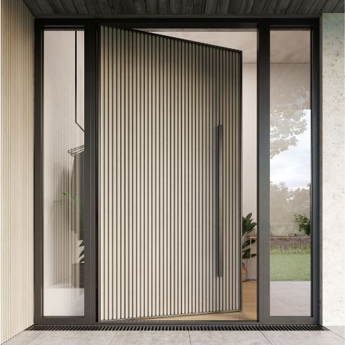 Composite Slatted Cladding - 120mm x 2.5mtr Silver Birch