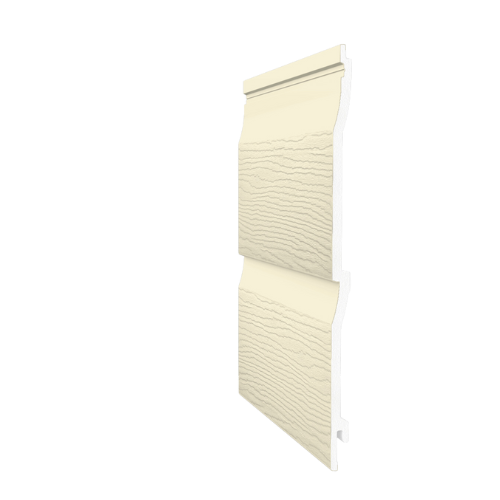 Embossed Double Shiplap Cladding - 333mm x 5mtr Pale Gold - Pack 2