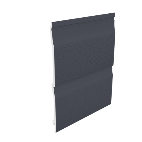 Embossed Double Shiplap Cladding - 333mm x 5mtr Slate Grey - Pack 2