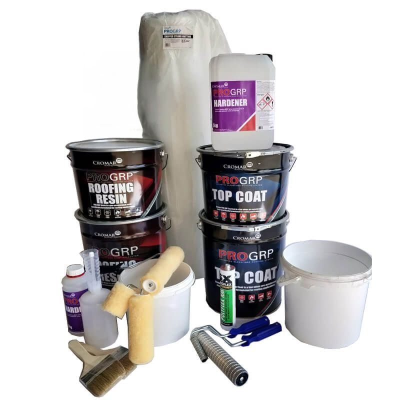 PRO GRP Roofing Kit - for 13SQM Roofs with Tools