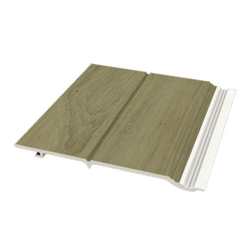 Foresta Wood Effect Cladding With V-Groove - 250mm x 5mtr Woodland Grey - Pack of 2