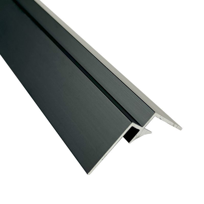 Compact Composite Wall Panel Internal Corner - 2440mm Black Tile