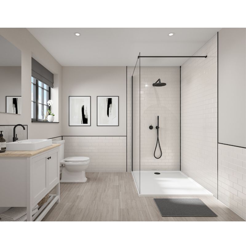 Compact Composite Vertical Wall Panel - 2440mm x 1220mm x 3mm - White