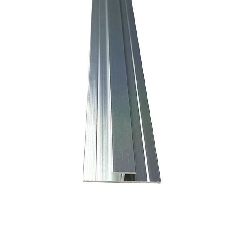 Compact Composite Wall Panel H Joint Trim - 2450mm Polished Silver