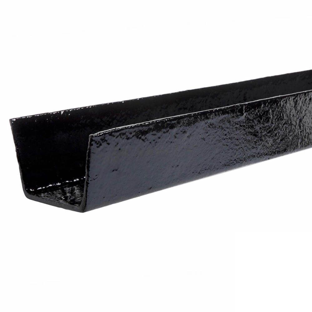 Cast Iron Box Gutter - 100mm x 1829mm Black