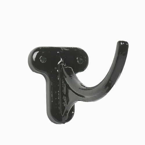 Cast Iron Beaded Half Round Gutter Fascia Bracket - 150mm Black